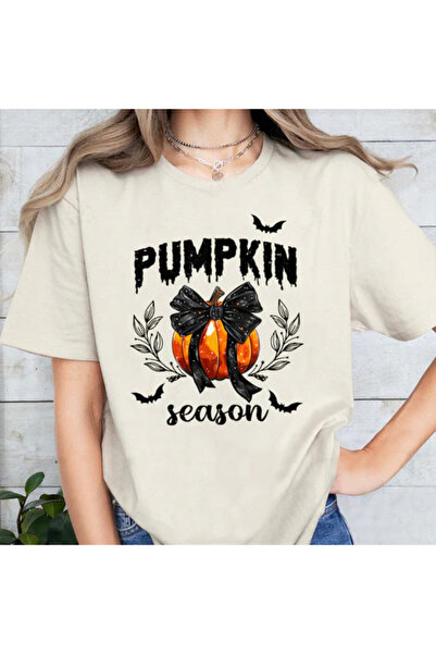 Wish BF Tricou oversize imprimat PUMPKIN SEASON