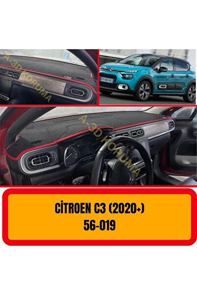 A3D TORPİDO KORUMA Citroen C3 ( 2020 ) Ön Torpido Koruma Koruyucu Kilifi Hali...