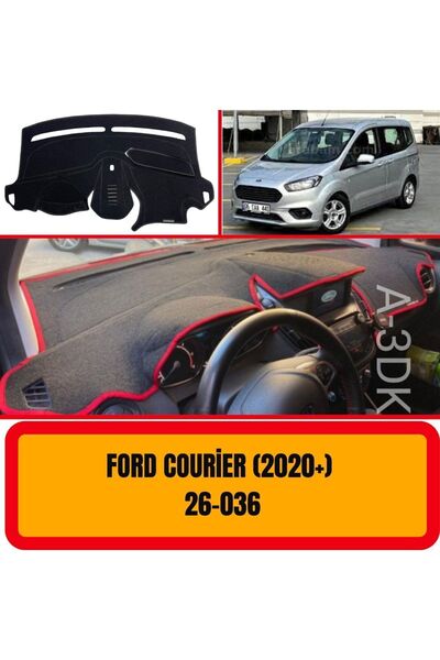 A3D TORPİDO KORUMA Ford Courier ( 2020+ ) Büyük Ekran TORPİDO KORUMA Ön Koruy...