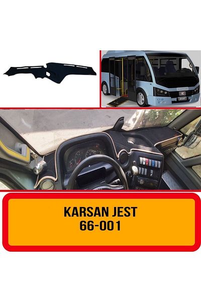 A3D TORPİDO KORUMA Karsan Jest Front Chest / Panel / Torpedo Protection / Lock / Carpet / Protector- A3D -3D