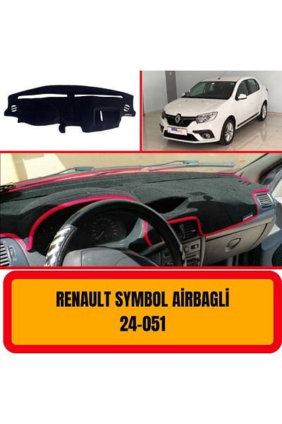 A3D TORPİDO KORUMA Renault Symbol Airbag - Front Chest Panel Torpedo Protection Carpet