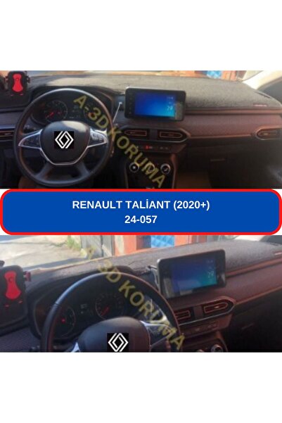 Barteg Renault Taliant 2021+ Torpido Koruyucu Torpido Halısı Kılıf Havlu Örtü