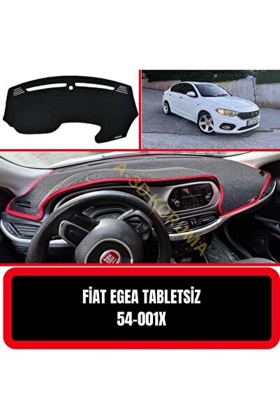 Barteg حافظة حماية لسجادة لوحة القيادة الأمامية من Fiat Egea خالية من الأجهزة...