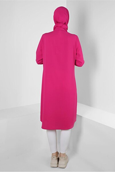 Alvina BUTTONED LONG TUNIC WITH STITCH DETAIL 43607