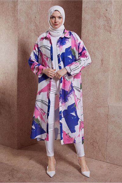 Alvina PATTERNED LONG TUNIC 44609