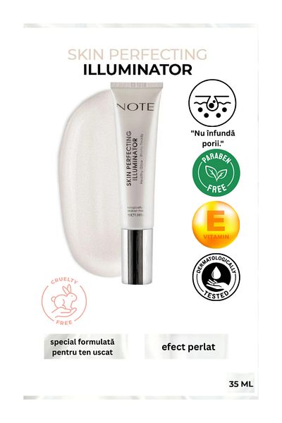 NOTE Skin Perfecting Illuminator – Illuminating foundation for dry skin (35 ml)
