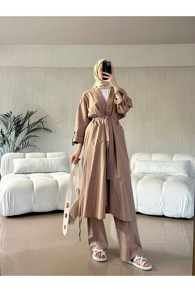 TANISA Σετ λινό διπλό Almeda TNS-4172