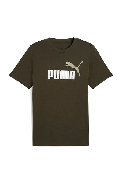 Puma Herren T-Shirt - ESS 2 Color No. 1 Logo Tee, Rundhals, Kurzarm, uni