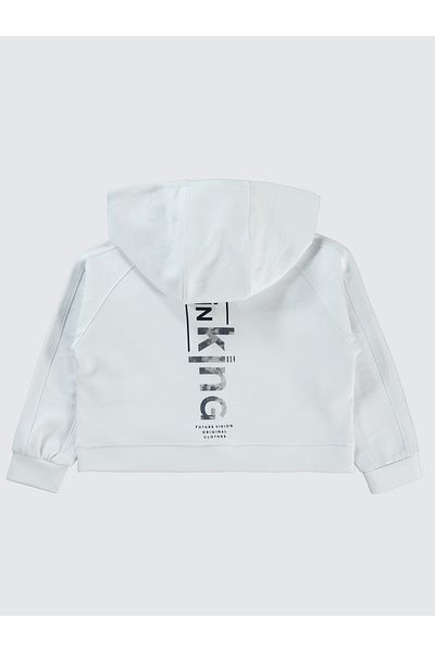 Civil Girls Girl's Hooded Cardigan 10-13 Years White