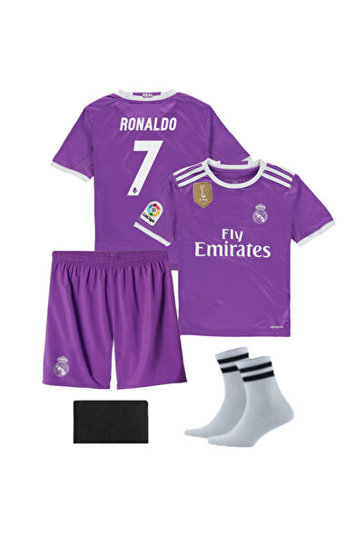 Genel Markalar Real Madrid Ronaldo Mor Cardriff 2016/17 Sezon Futbol Çocuk Fo...