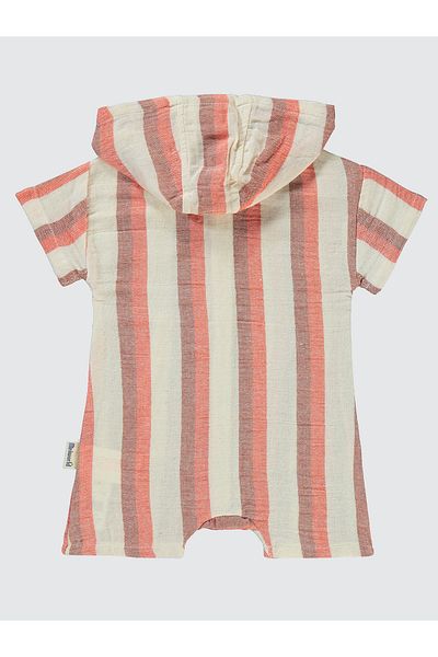 Miniworld 3-12 Months Baby Boy Orange Jumpsuit