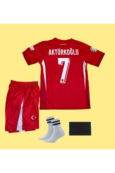 Genel Markalar Türkiye Kırmızı Euro 2024 Sezon Kerem Aktürkoglu Milli takım F...