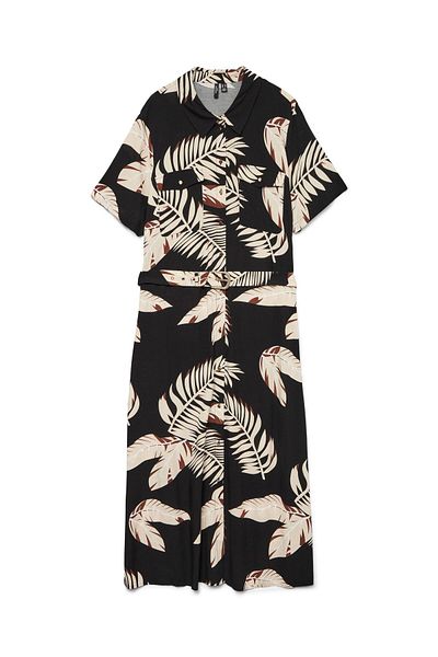 Veromoda Curve Hemdblusenkleid VMCEASY Langes Kleid