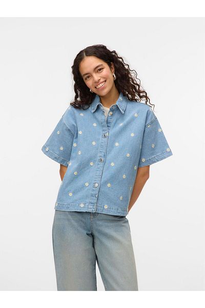 Vero Moda Jeanshemd VMTHEA Jeanshemd