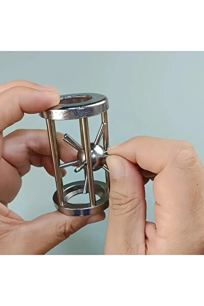 Hanayama Hanayma Metal Beyin puzzle Bulmaca Oyunu - Yetişkinler İçin Sıkışmış Top