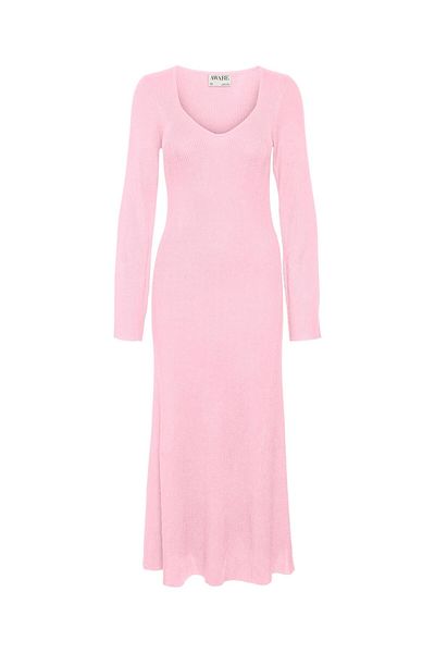 Vero Moda Strickkleid VMJANIS Langes Kleid
