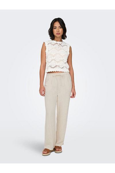ONLY Hose Onlsiesta Mittlere Taille Gerade Geschnitten Hose