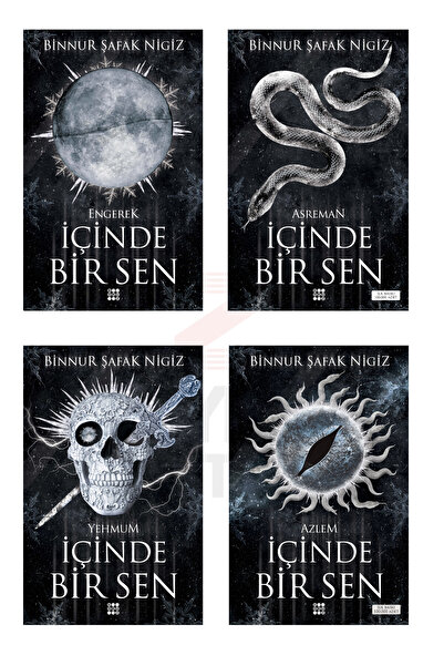 Dokuz Yayınları İçinde Bir Sen (Engerek/Asreman/Yehmum/Azlem) 4 Kitap Set(KARTONKAPAK) Binnur Şafak Nigiz