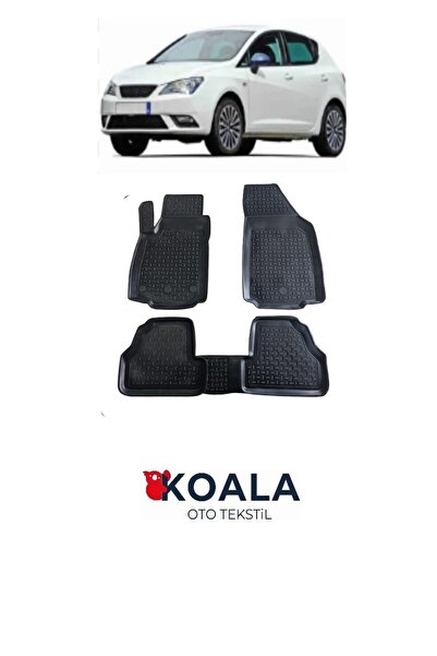 KoalaOtoTekstil Seat IBIZA 2009-2016 HB 3 KAPI / 5 KAPI Koala Havuzlu Paspas