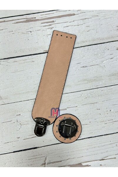 miraylahobi غطاء قفل جلدي 5*23 سم بودرة