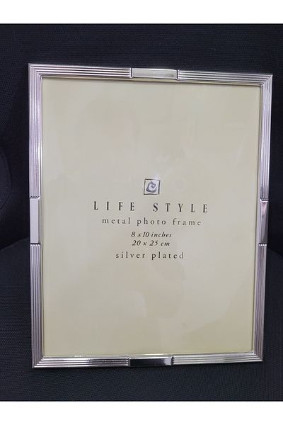 esdekor Silver Metal Frame 20X25Cm Decorative Gift Life Style Photo 1 Piece