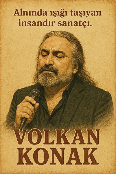 Hayal Poster Volkan Konak Retro poster tablo 20x30 mdf