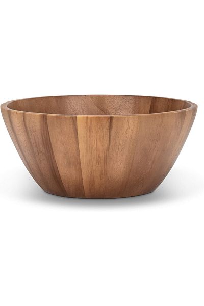 Billi Natural Thai Wood Salad and Serving Bowl, capacity 16 CM