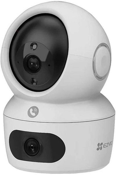 EZVIZ H7c 2K Dual-Lens Pan & Tilt Wi-Fi Camera, Smart Color Night Vision, Loud Noise Detection