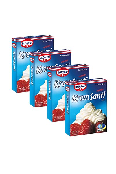 Dr. Oetker Krem Şanti 144 gr x 4 Adet