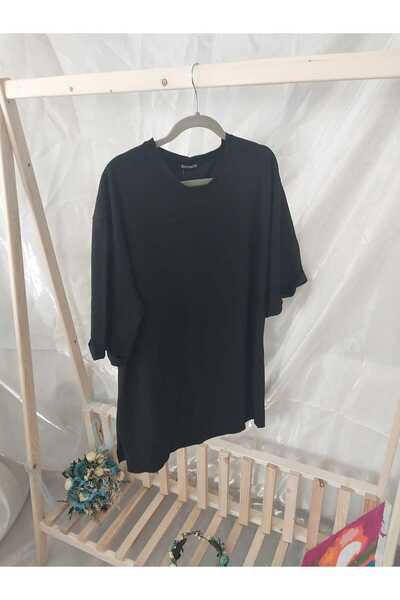 aryam butik Μπλουζάκι με διπλό μανίκι με λαιμόκοψη