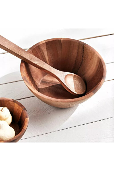 Billi Natural Thai Wood Salad and Serving Bowl, capacity 16 CM