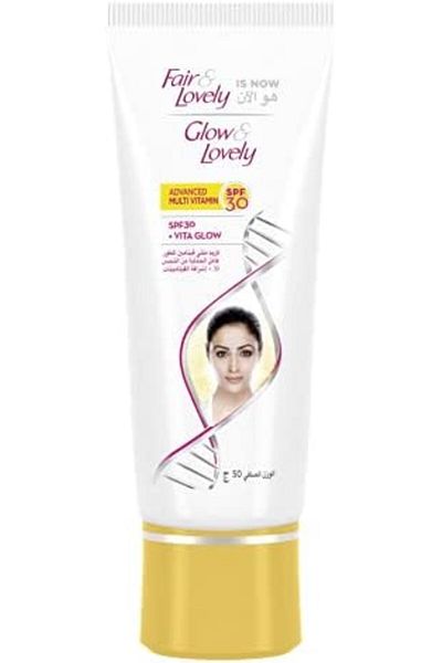 Glow & Lovely Formerly Fair & Lovely Face Cream With Spf 30 Advanced Multi Vitamin For Glowing Skin,