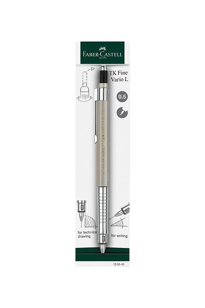 Faber Castell Tk Fine Vario Lux 0.5 Champagne Gold, Adjustable Tip, Mechanical Pen