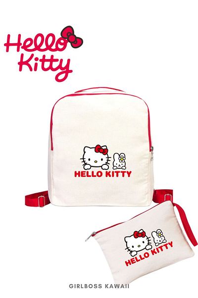 Girlboss Kawaii Girlboss 2-Piece Bag Clutch Set Kuromi Melody Pompompurin Cinnamoroll Keroppi Hello Kitty