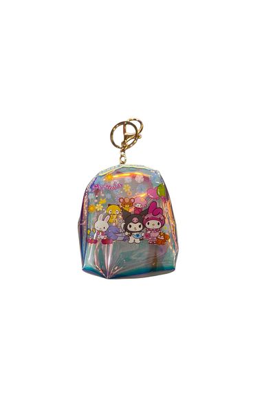 seymenbıçakçılık Kuromi? Girl's Helogram Wallet and Keychain