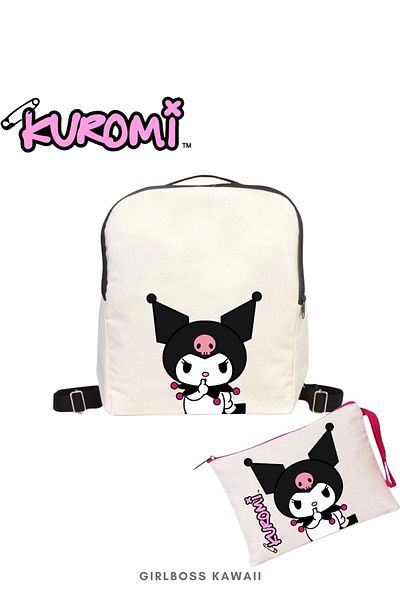 Girlboss Kawaii Girlboss 2-Piece Bag Clutch Set Kuromi Melody Pompompurin Cinnamoroll Keroppi Hello Kitty