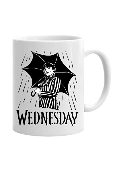 OEM Cana albă personalizată Wednesday nevermore academy series, INOVATIX®. 33...