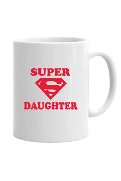 OEM Εξατομικευμένη λευκή κούπα super daughter, INOVATIX®. 330 ml