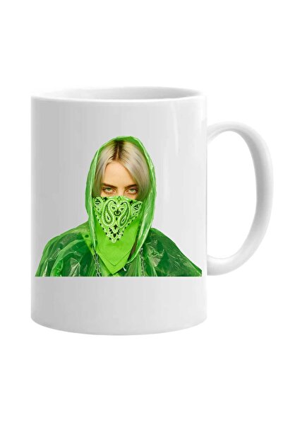 OEM Cana albă personalizată Billie Eilish, INOVATIX®. 330 ml
