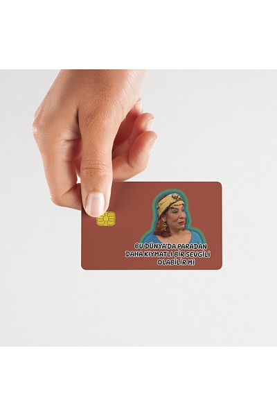 Huggy Craft Fun Shiny High Quality Card Coating Sticker with Pink "More Precious Than Money Lover" Written