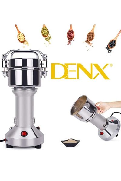 Denx مطحنة كهربائية كومينتور بقوة 1200 واط، سعة 200 جرام، سرعة 28000 دورة في الدقيقة DX3221