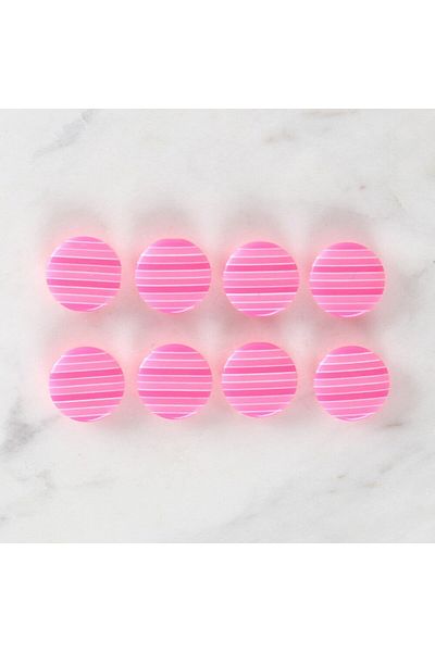 mk global Loren Crafts 8-Pack Patterned Buttons - 1095