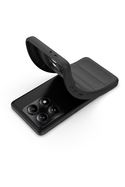 m.tk moveteck Xiaomi Mi 14t Pro Case Embossed Soft Colorful Silicone Cover with Camera Protection Velvet Inside Matte Feel