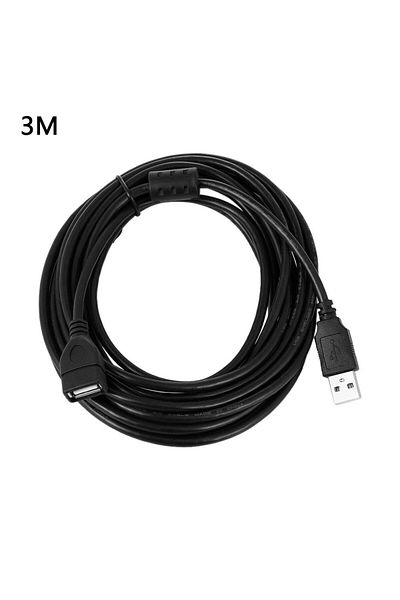 Choice كابل تمديد شاحن مزامنة البيانات USB 2.0 A عالي الجودة من ذكر إلى أنثى بطول 3 أمتار و0.6 متر و1 متر و1.5 متر و3 أمتار و5 أمتار