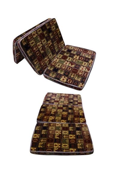 smart home Single mattress with high density foam texture - absolute comfort in a 3-way foldable design
