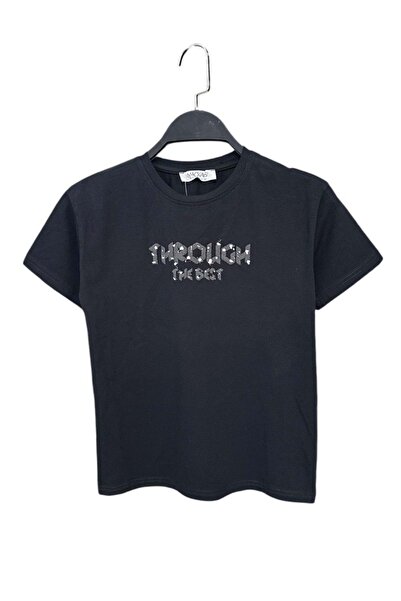 wakawakakidsstore Tricou pentru băiat cu decolteu rotund cu imprimeu în față ...