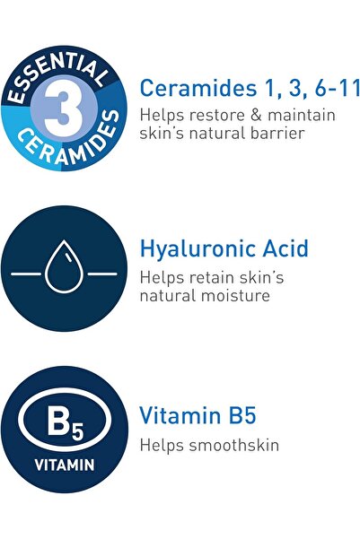 CeraVe Hyaluronic Acid Serum for Face with Vitamin B5 and Ceramides, Hydrating Face Serum, 30 Ml
