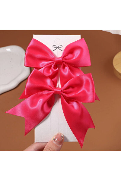 Fiyonks Atölye مشبك فيونكة من الساتان، قطعتان من الإبزيم، إبزيم نسائي، إبزيم ...