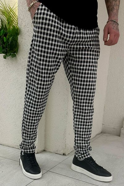 İnsane Minds Pocket Detailed Double Leg Bürümcük Fabric Easy Fit Jogger Pants