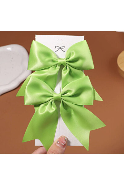 Fiyonks Atölye Satenske šnale sa mašnom, 2 komada, ženske i dečje šnale